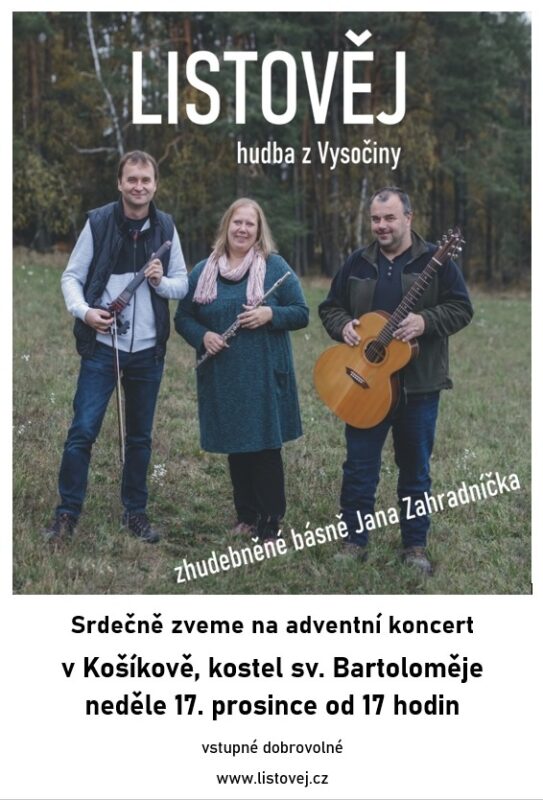 Koncert Listověj