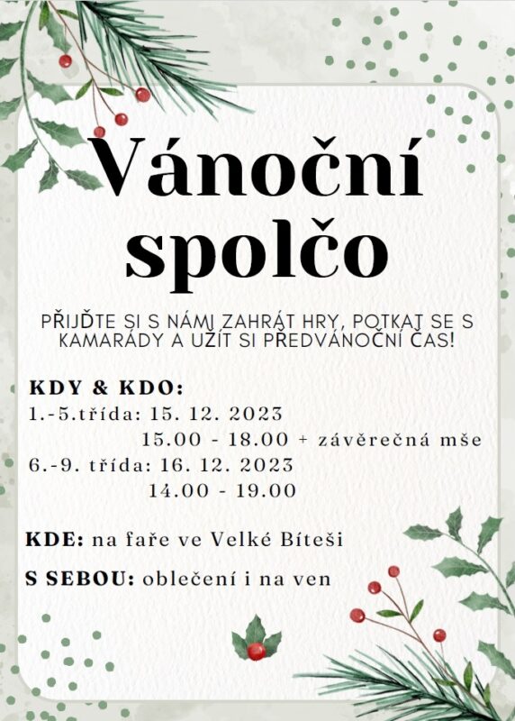 Vánoční spolčo pro děti