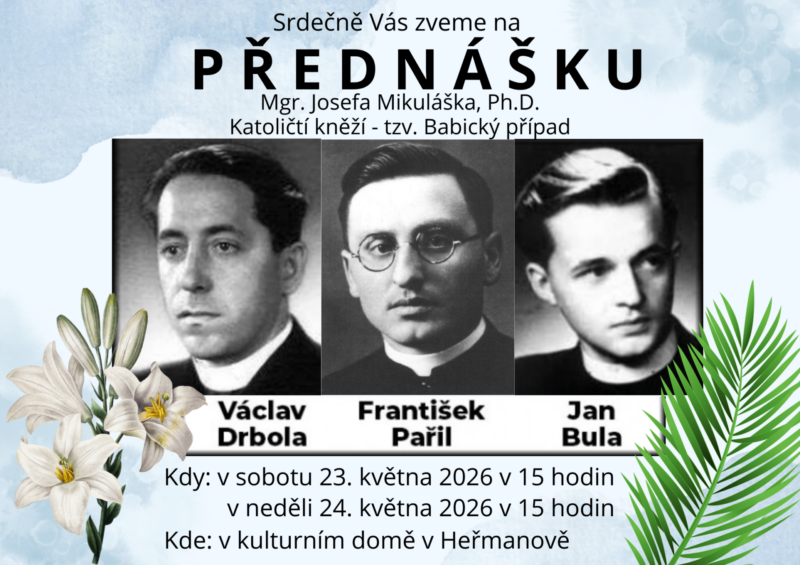 Přednáška Katoličtí kněží - tzv. Babický případ