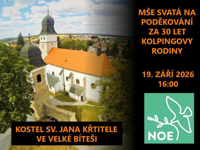 Slavnostní mše svatá na poděkování za 30 let Kolpingovy rodiny